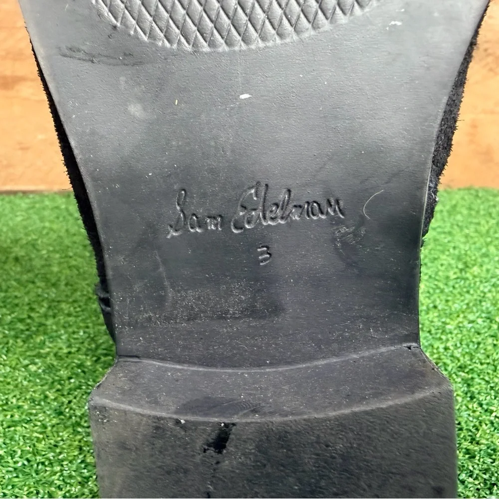 Sam Edelman Black‎ Suede Blair Boots Girls Size 3